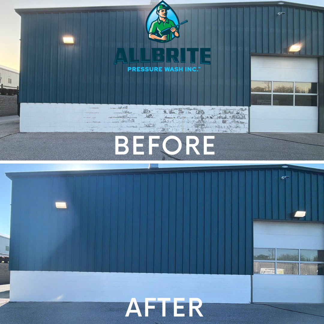 Before and after foundation painting