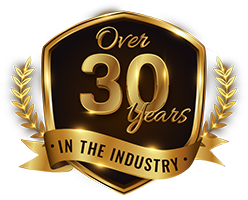 30 Years Experience in the industry
