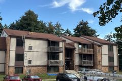 Safety is our top priority before beginning any roof cleaning project.