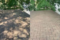 Our soft wash cleaning brought the apartment roof back to a like-new condition.