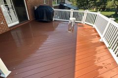 Our cleaning restored the deck’s original, vibrant look.