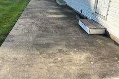 Concrete pressure washing service