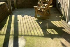 Concrete cleaning results