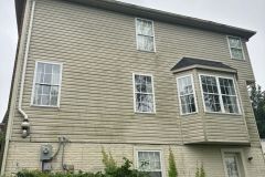 Soft wash siding cleaning