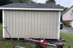 after house washing service removed stains