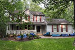Residential roof cleaning