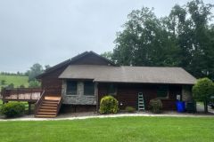 removing black streaks and algae for a roof that looks brand new.