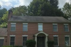 Weathered Roof Before Power Washing